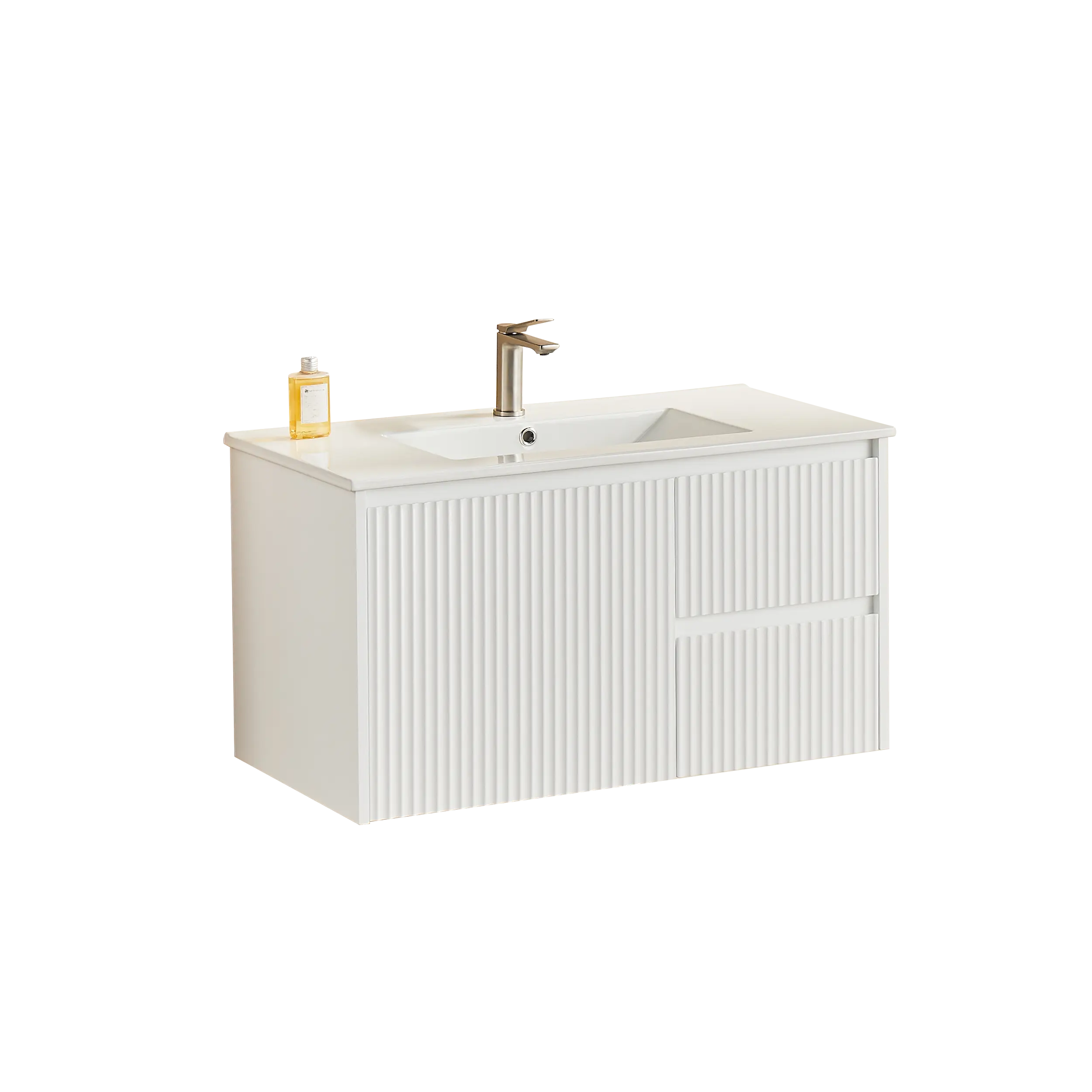 Brindabella Wall Hung PVC Cabinet 900mm (Matte White) Poseidon