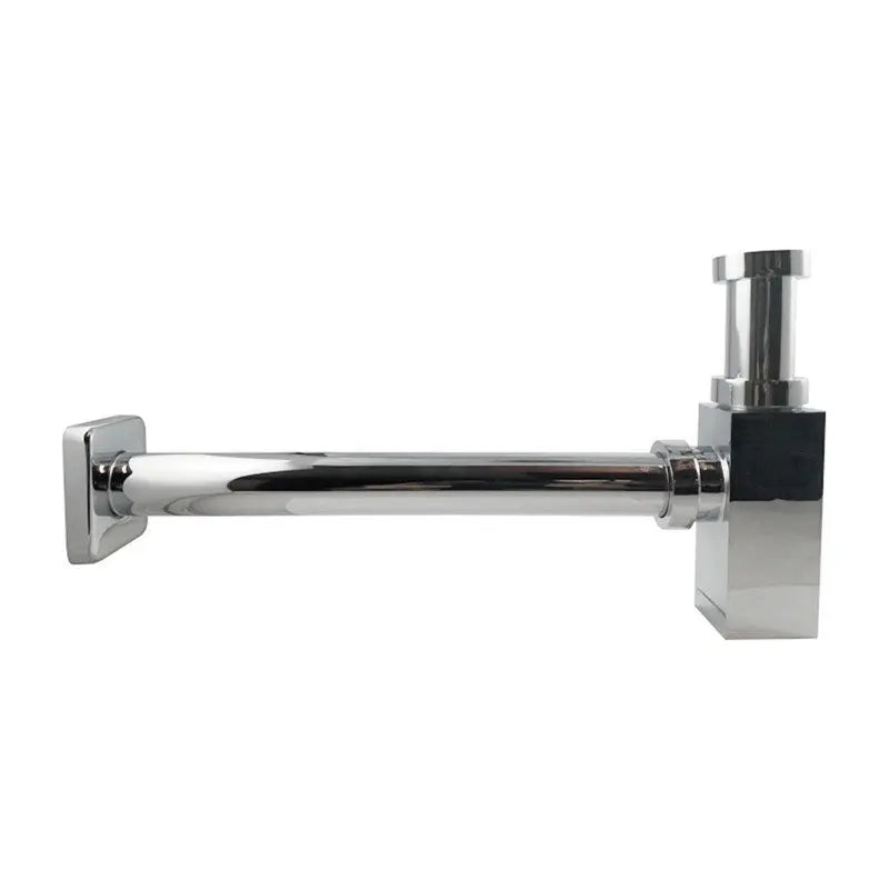 Chrome Basin Bottle Trap 32mm Solid Brass Aquaperla