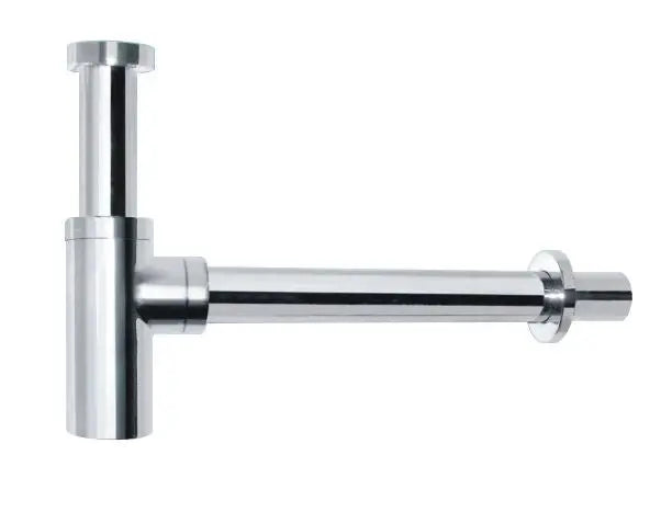 Chrome Basin Bottle Trap 32mm Solid Brass Aquaperla