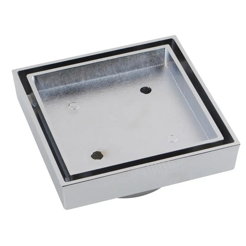 115x115mm Chrome Tile Insert Drain Aquaperla