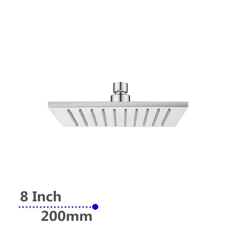 200mm Chrome Shower Head Aquaperla