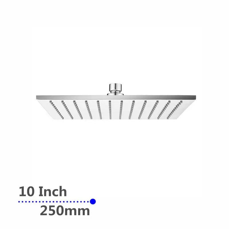 250mm Chrome Shower Head Aquaperla