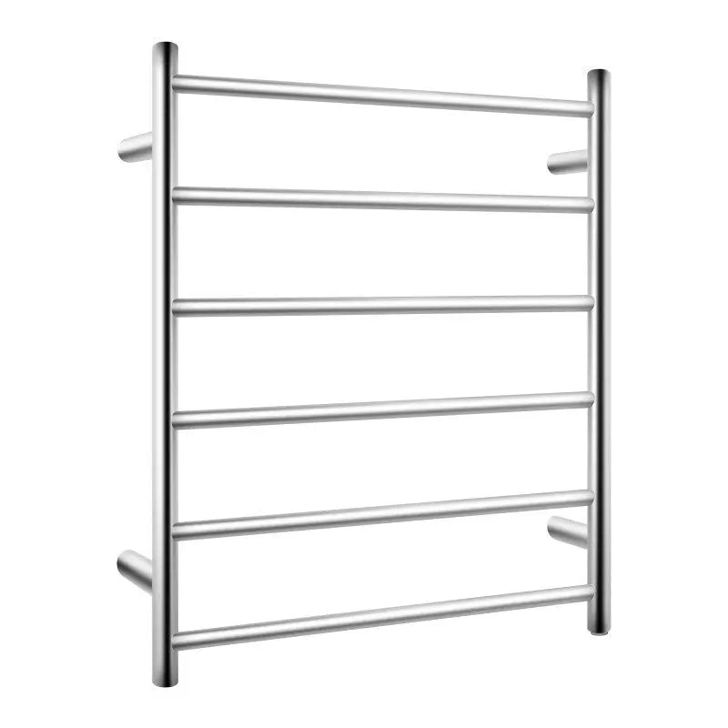 Chrome Heated Towel Rack 6 Bars Aquaperla