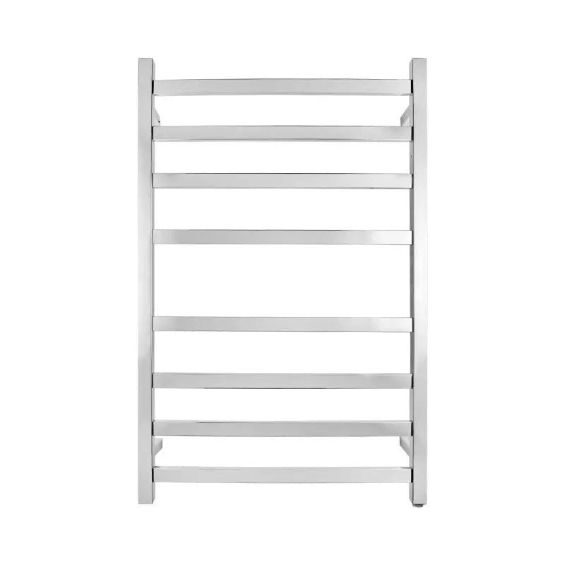 Chrome Heated Towel Rack 8 Bars Aquaperla