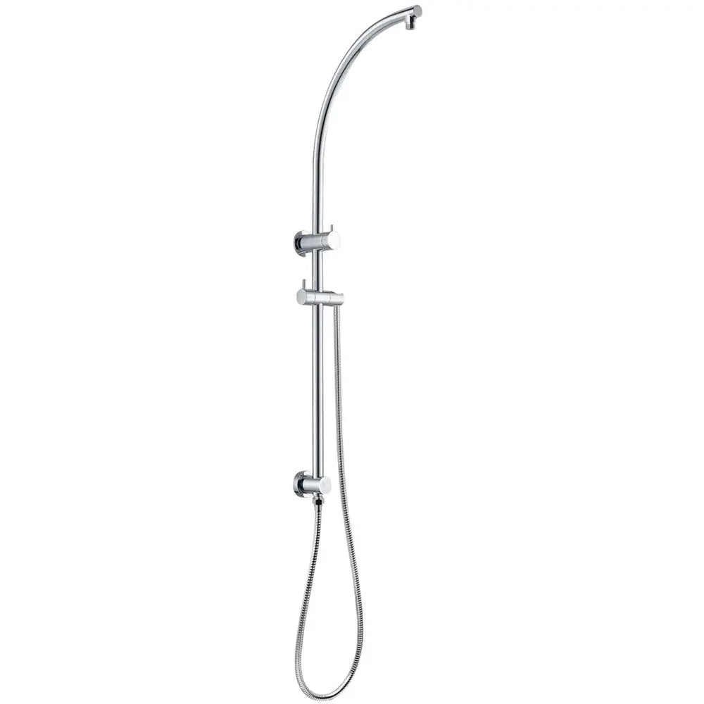 Chrome Shower Rail Aquaperla