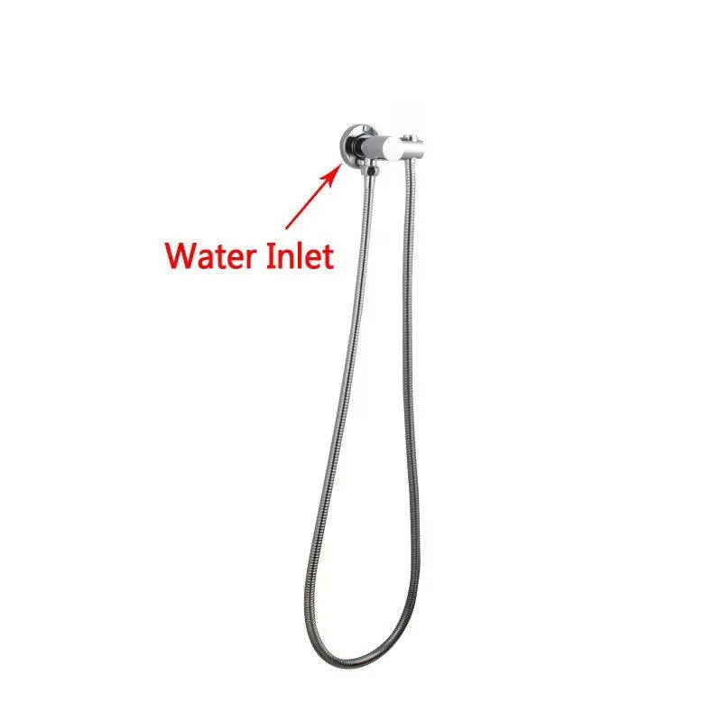 Chrome Shower Rail Aquaperla