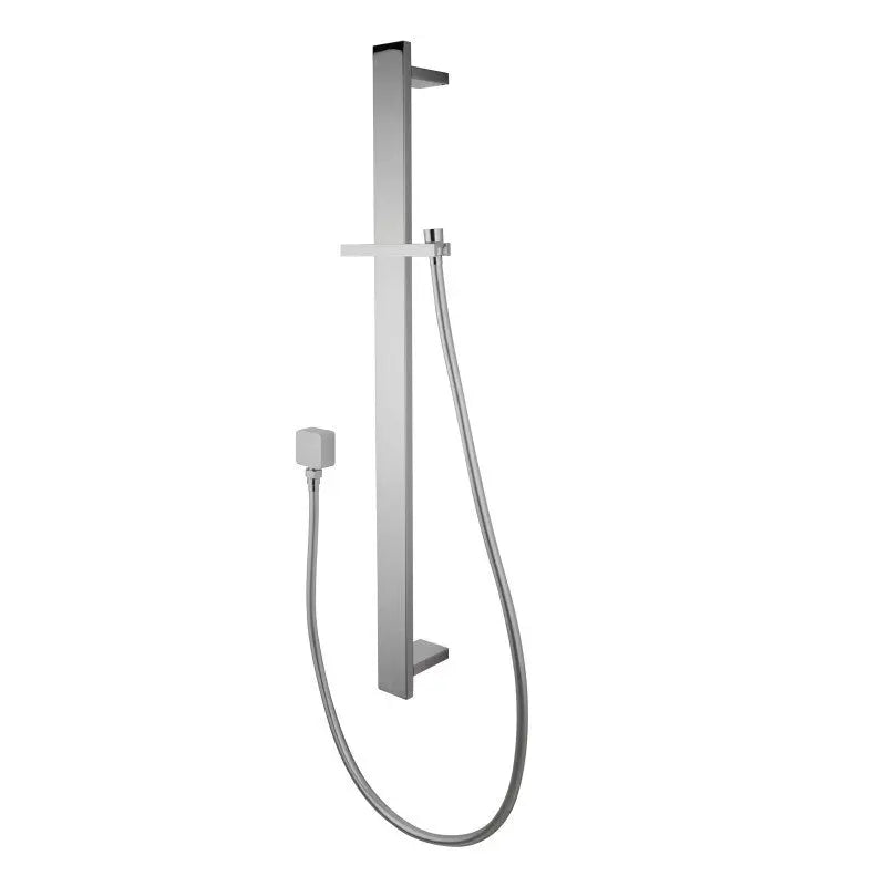 Chrome Shower Rail Aquaperla