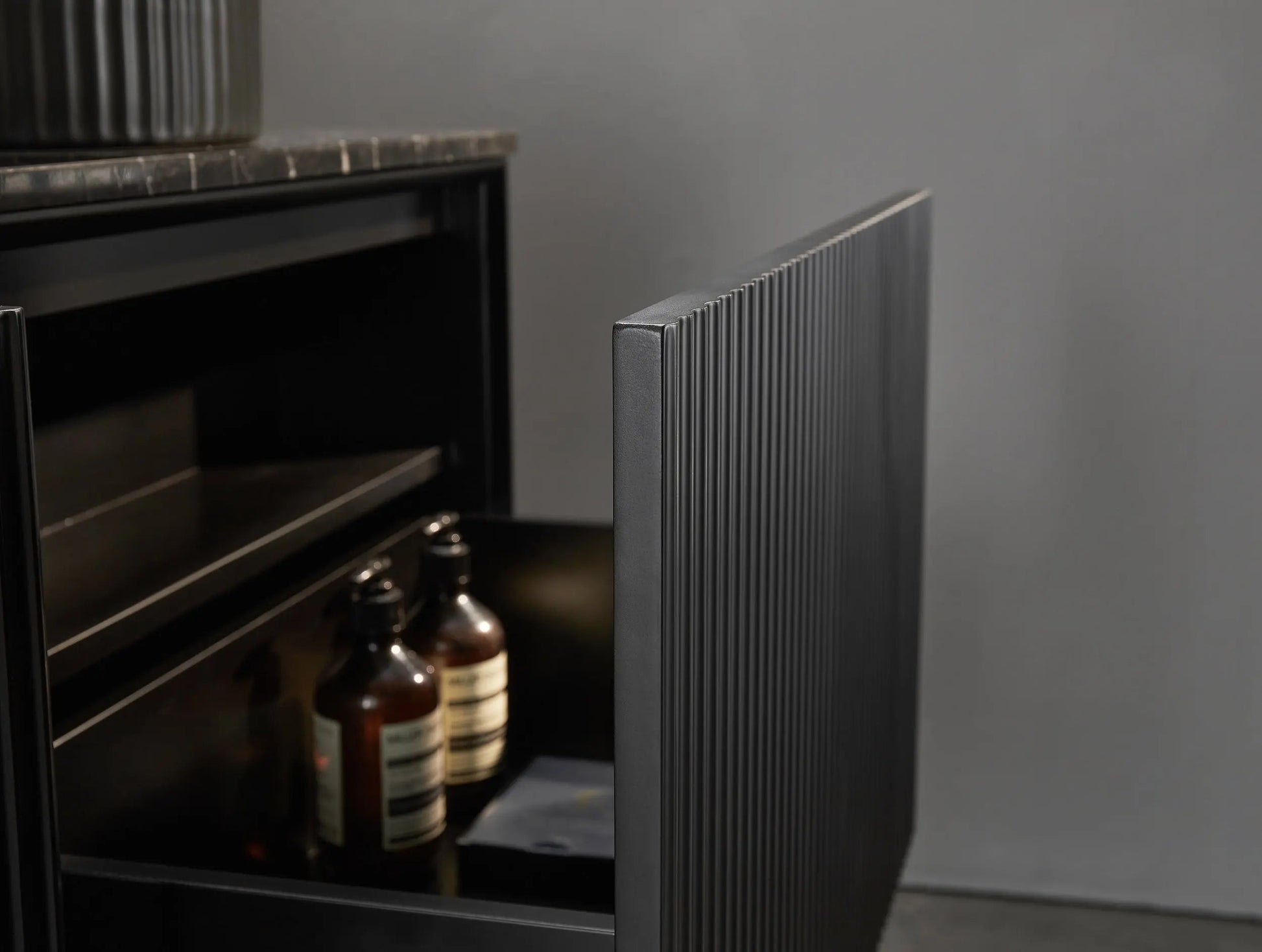 Kirribilli Wall Hung PVC Cabinet Matte Black 1500mm (Single/Double Bowl) - Clearance Poseidon