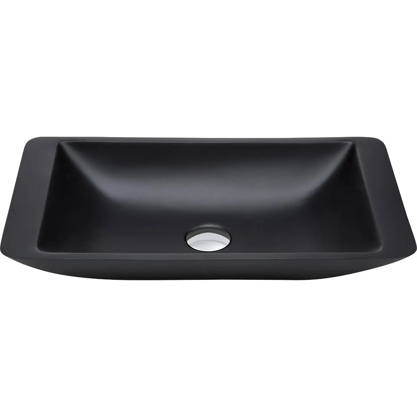 Classique 600 Solid Surface Above Counter Basin, Matte Black fienza