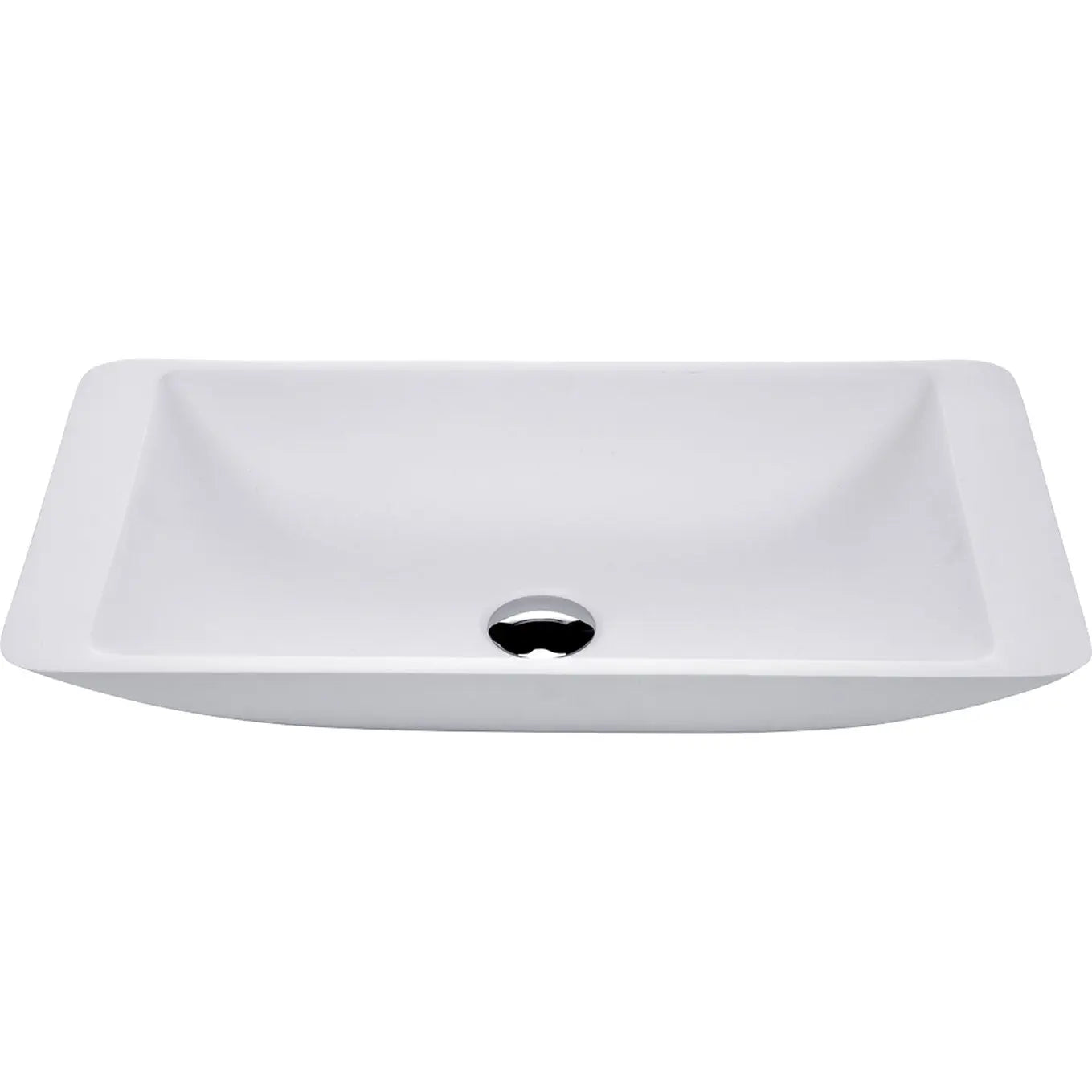 Classique 600 Solid Surface Above Counter Basin, Matte White fienza