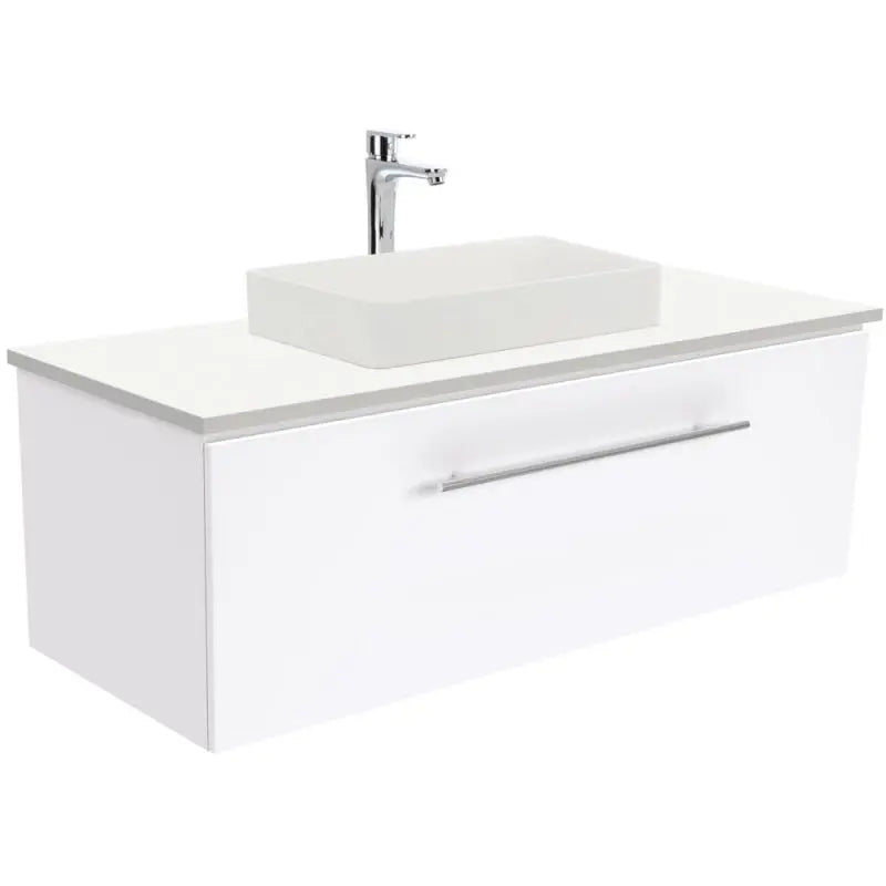 Kados Solid Surface Semi-Inset Basin fienza