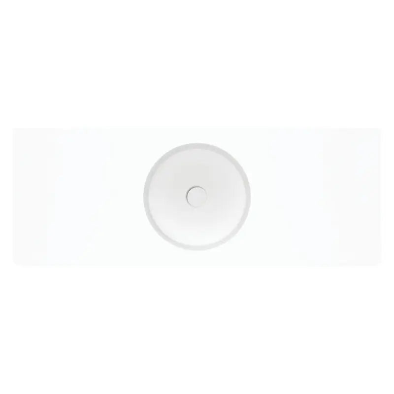 Encanto 1200 Solid Surface Wall Basin, Centre Bowl, No Tap Hole fienza