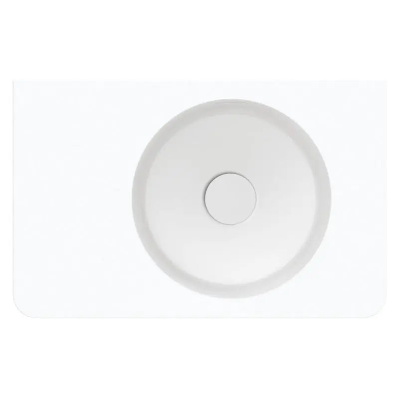 Encanto 470 Solid Surface Wall Basin, No Tap Hole fienza