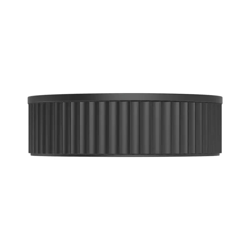 Minka Round Solid Surface Above Counter Basin, Matte Black fienza