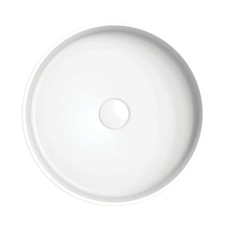 Minka Round Solid Surface Above Counter Basin, Matte White fienza