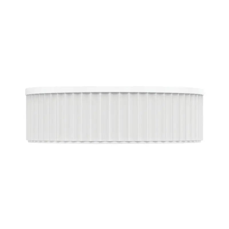 Minka Round Solid Surface Above Counter Basin, Matte White fienza