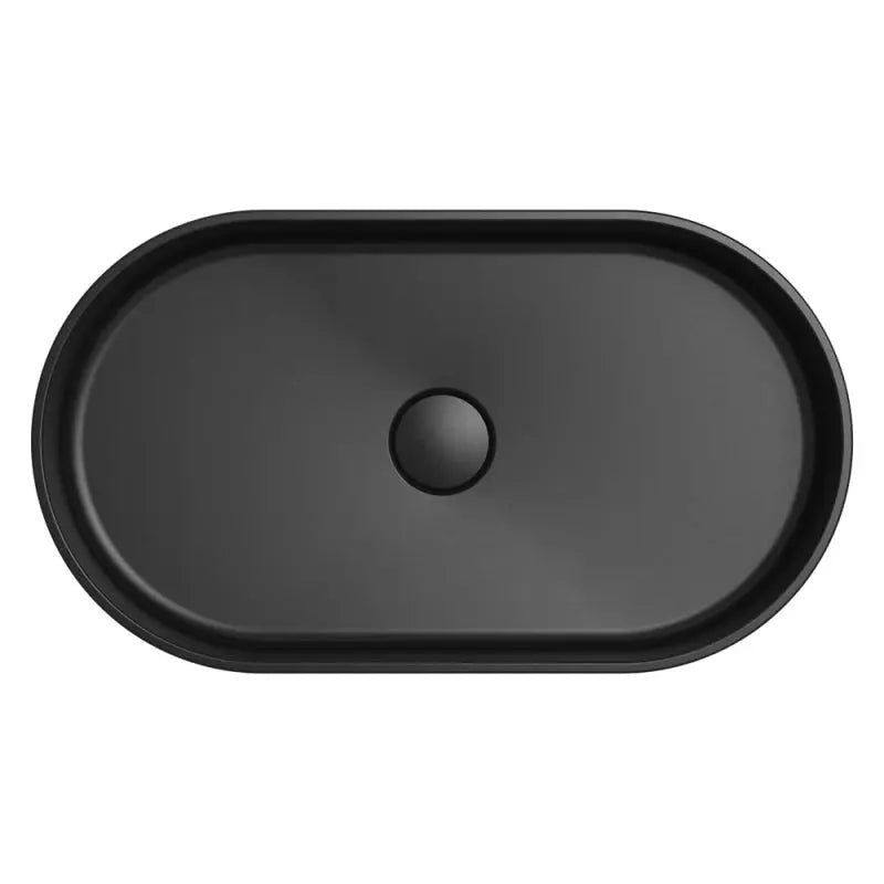 Minka Pill Solid Surface Above Counter Basin, Matte Black fienza