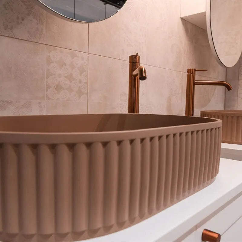 Minka Pill Solid Surface Above Counter Basin, Dusk fienza