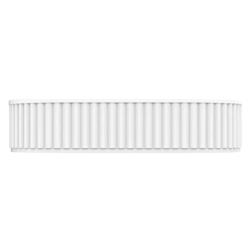 Minka Pill Solid Surface Above Counter Basin, Matte White fienza