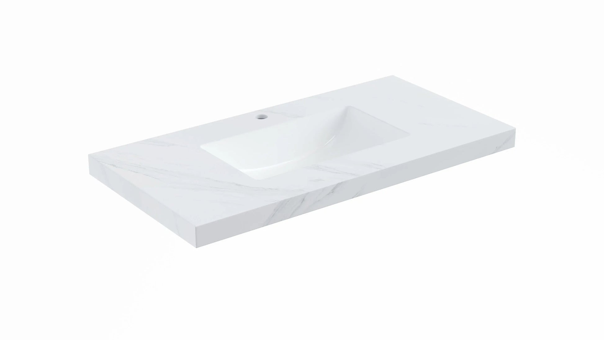 Diamond Vanity Top with integrated Undermount Basin Poseidonbk