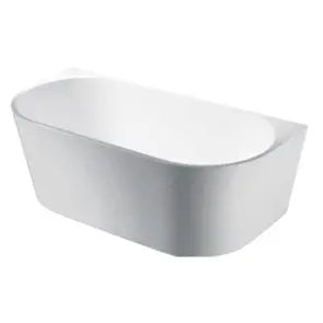 Elivia Back to Wall Bathtub Gloss White 1400mm (L) x 735mm (W) x 580mm (H) Poseidonbk