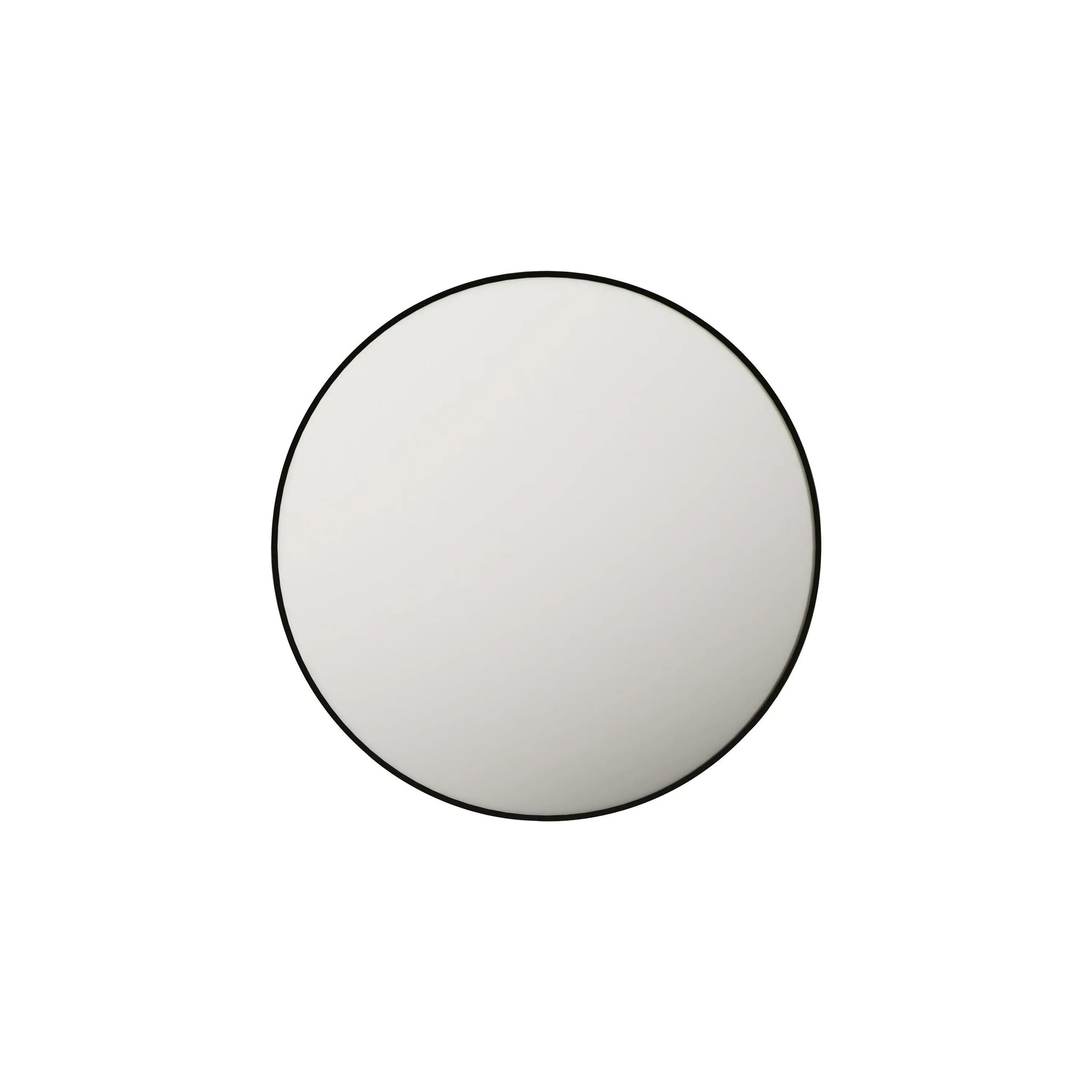 Aluminum Framed 900mm Round Mirror - Matt Black mercioaustralia