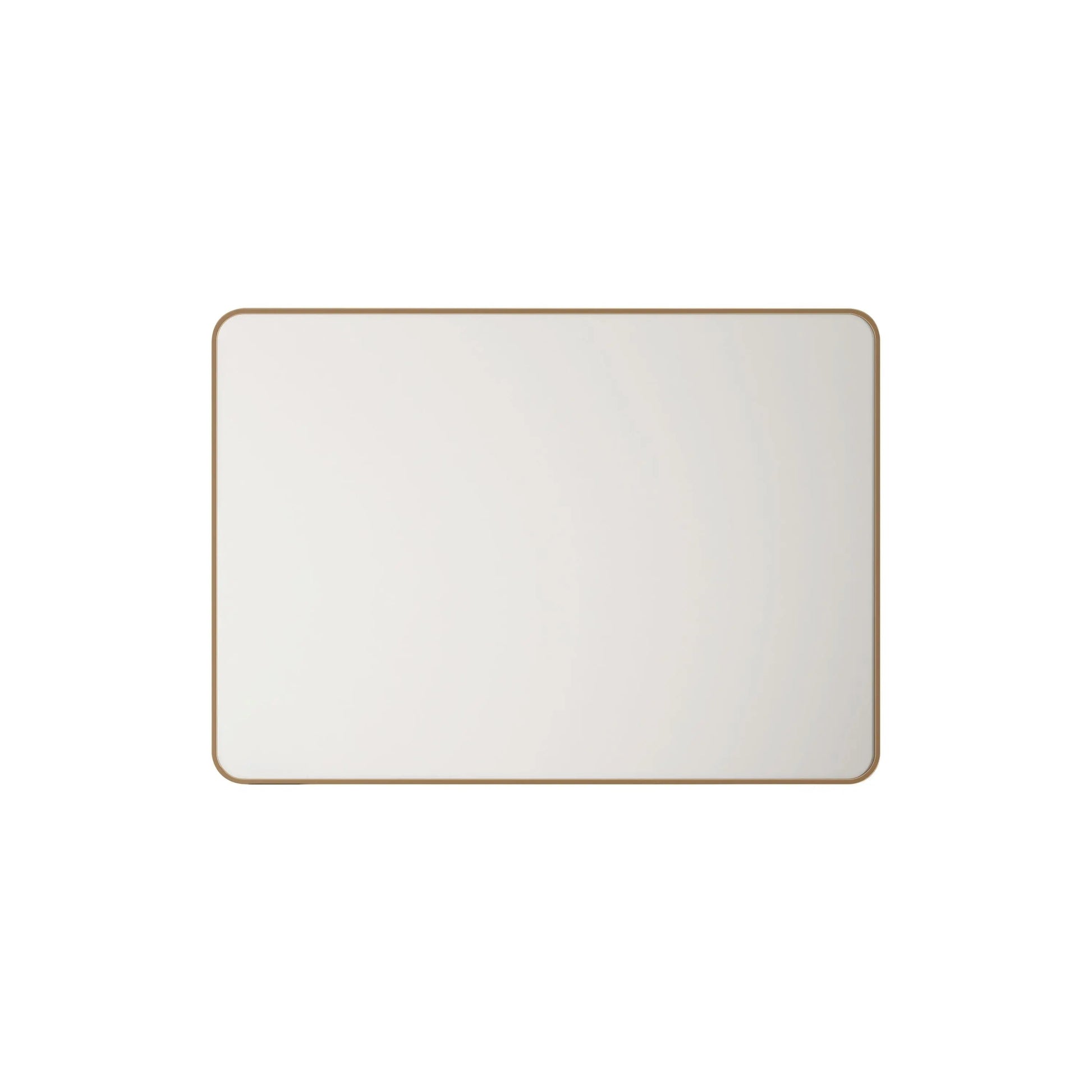 Aluminum Framed 900mm Rectangular Mirror - Brushed Gold mercioaustralia