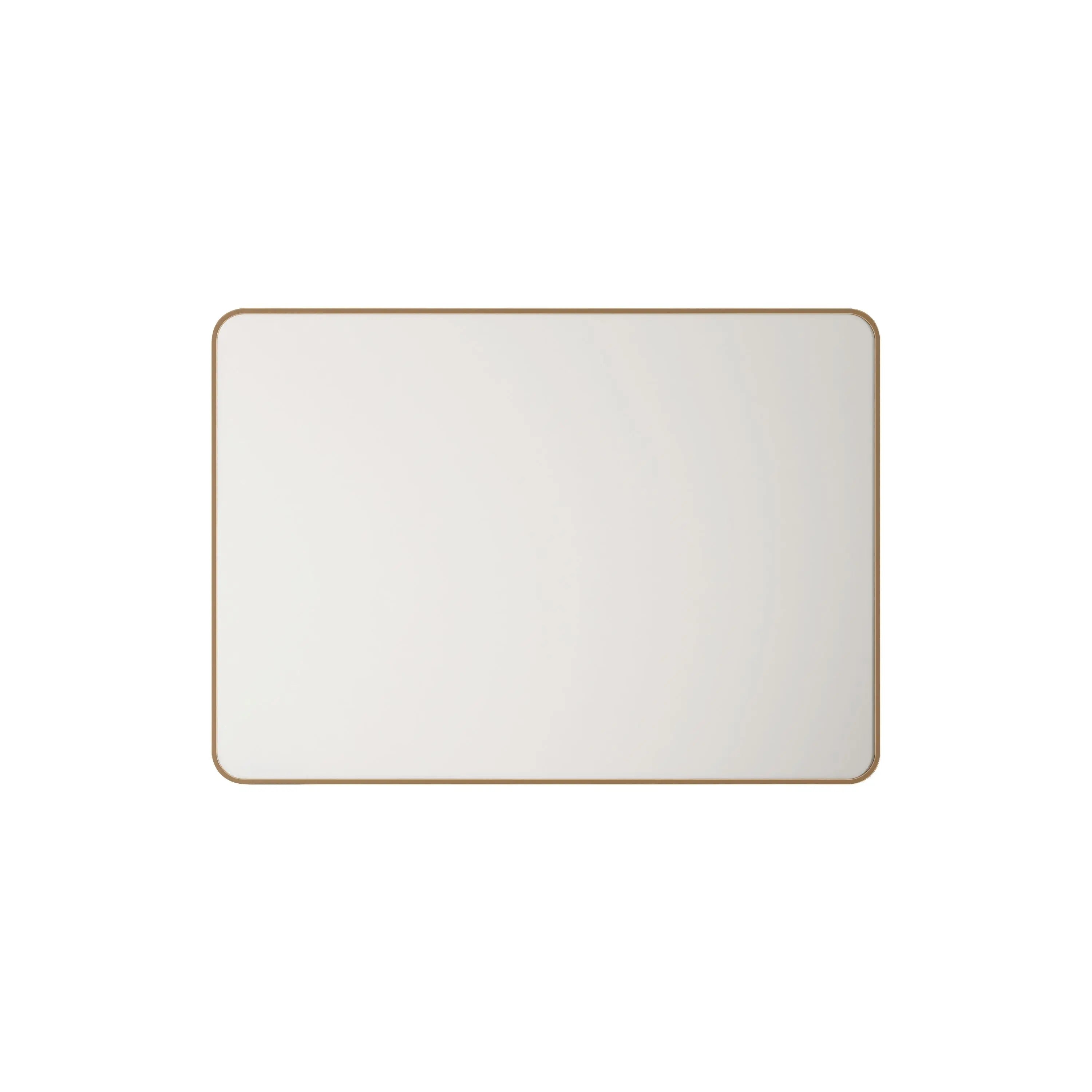 Aluminum Framed 900mm Rectangular Mirror - Brushed Gold mercioaustralia