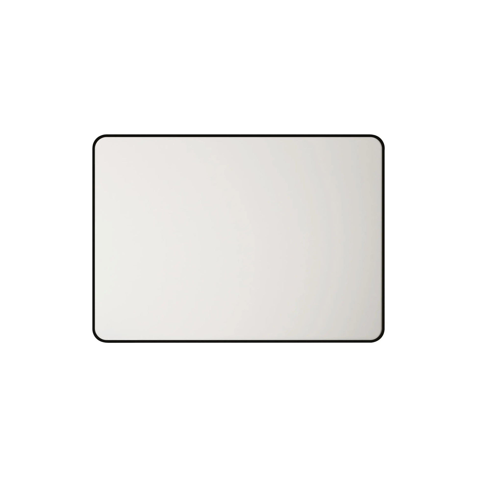 Aluminum Framed 600mm Rectangular Mirror -Matt Black mercioaustralia