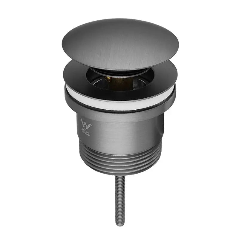 40mm Gun Metal Pop Up Waste Universal Non Overflow Aquaperla