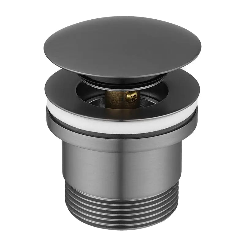 40mm Gun Metal Pop Up Waste Universal Non Overflow Aquaperla