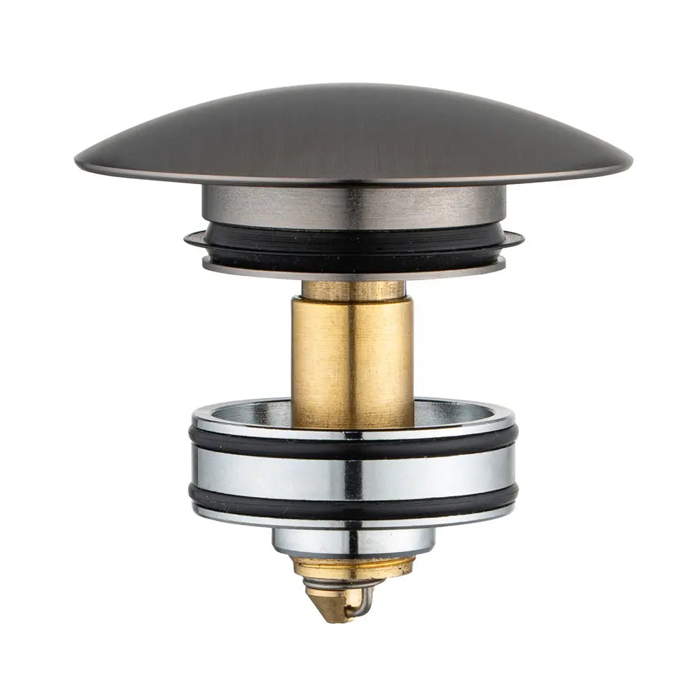 40mm Gun Metal Pop Up Waste Universal Non Overflow Aquaperla