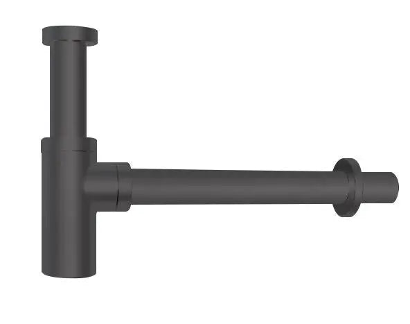 Gun Metal Grey Basin Bottle Trap 32mm Solid Brass Aquaperla