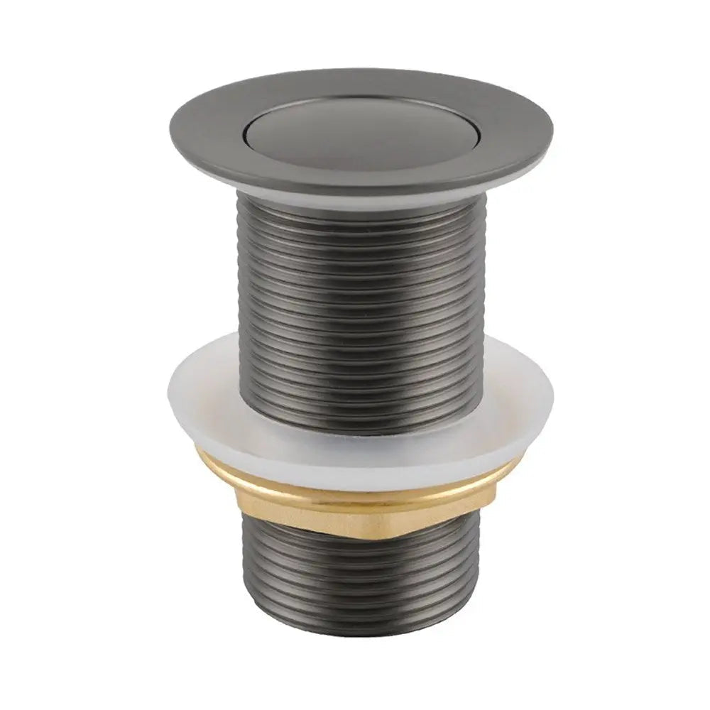 32mm Gun Metal Pop Up Waste Non Overflow Aquaperla