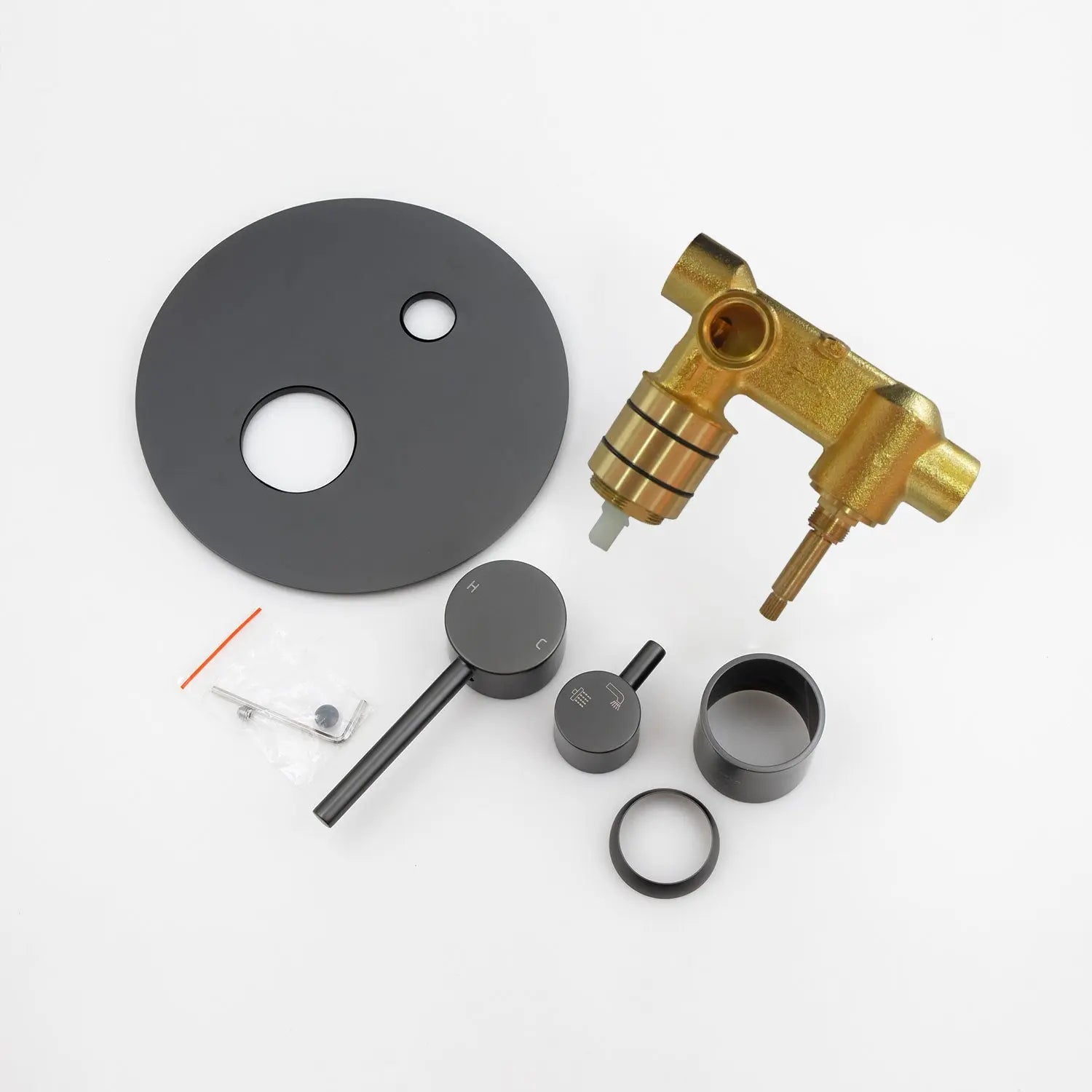 LUCID PIN - Gunmetal Diverter Mixer Aquaperla