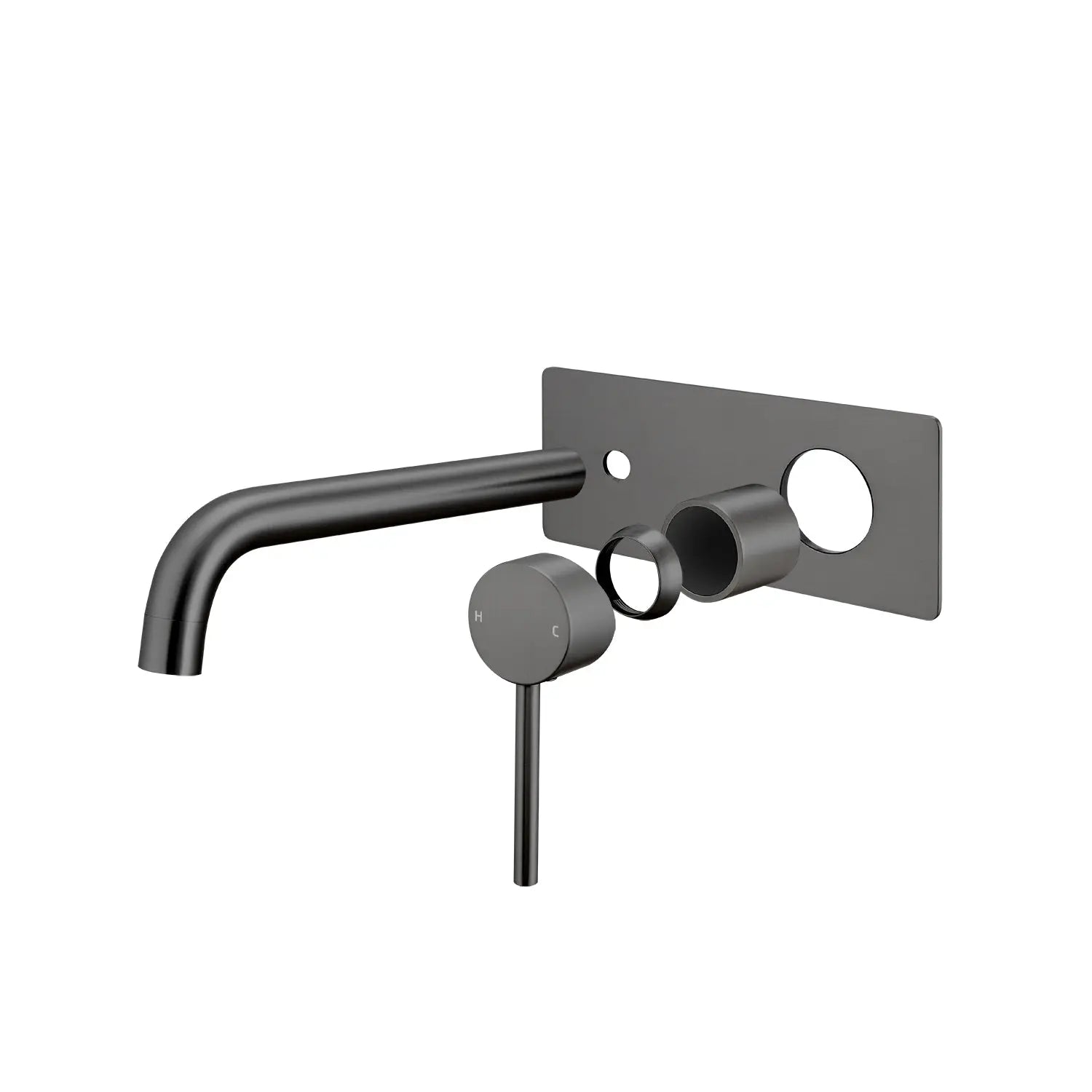 LUCID PIN - Gunmetal Spout Mixer Aquaperla