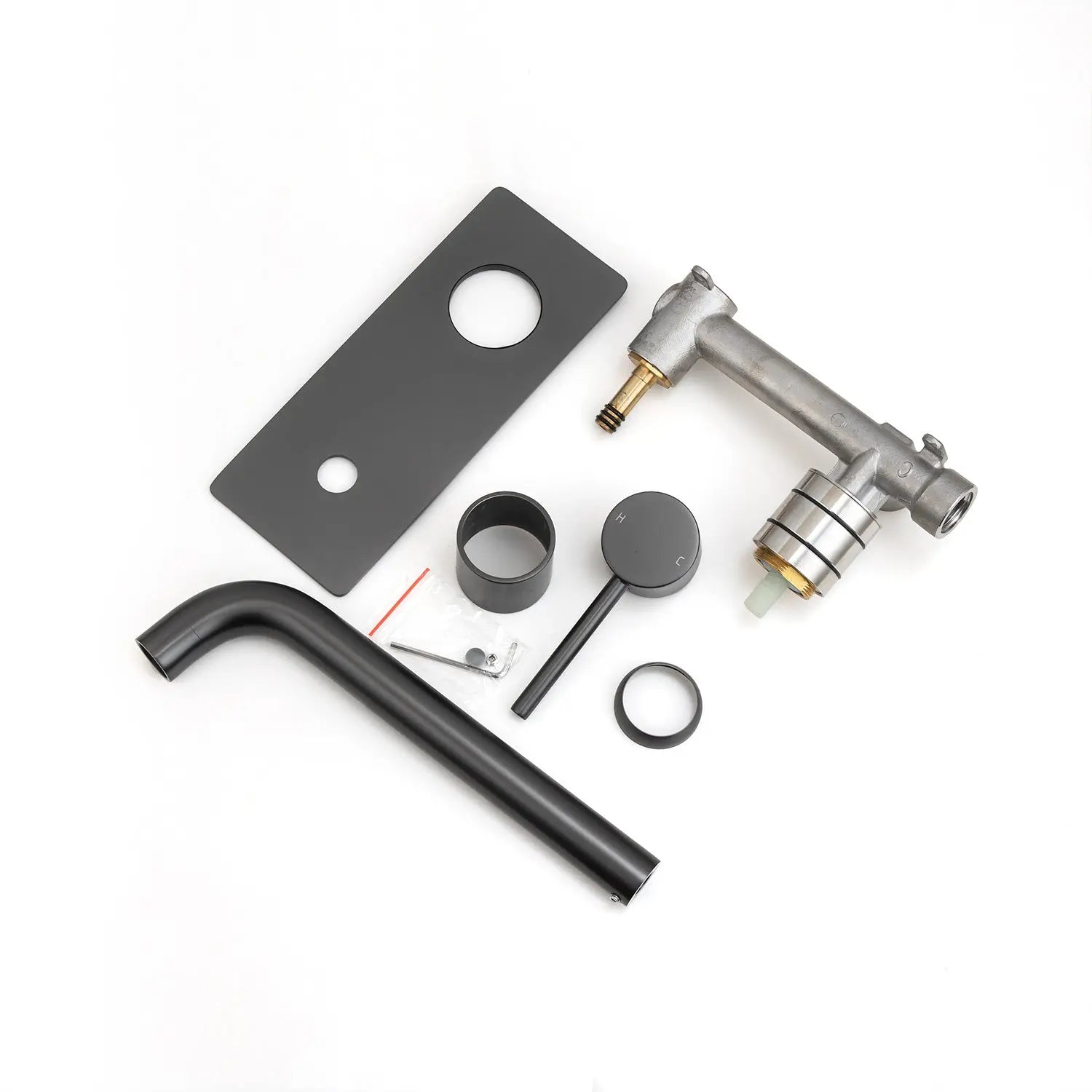 LUCID PIN - Gunmetal Spout Mixer Aquaperla