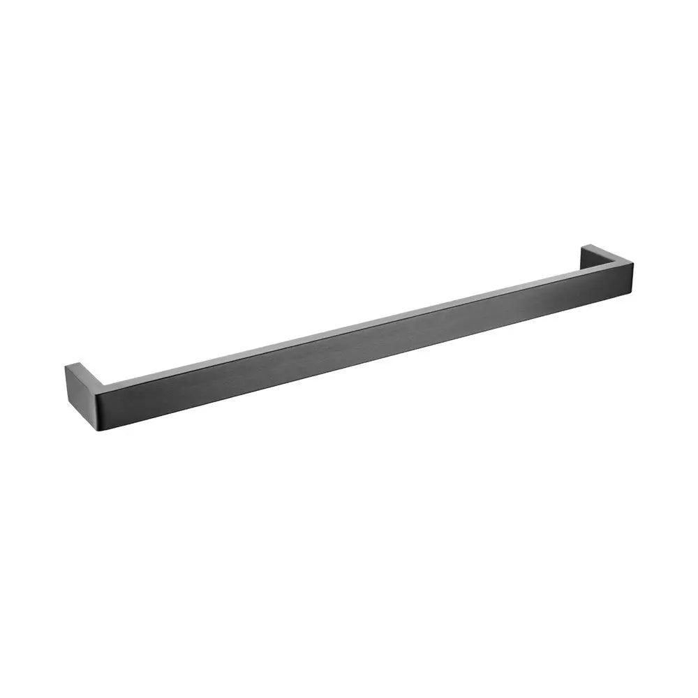 IVANO - 600mm Gunmetal Single Towel Rail Aquaperla