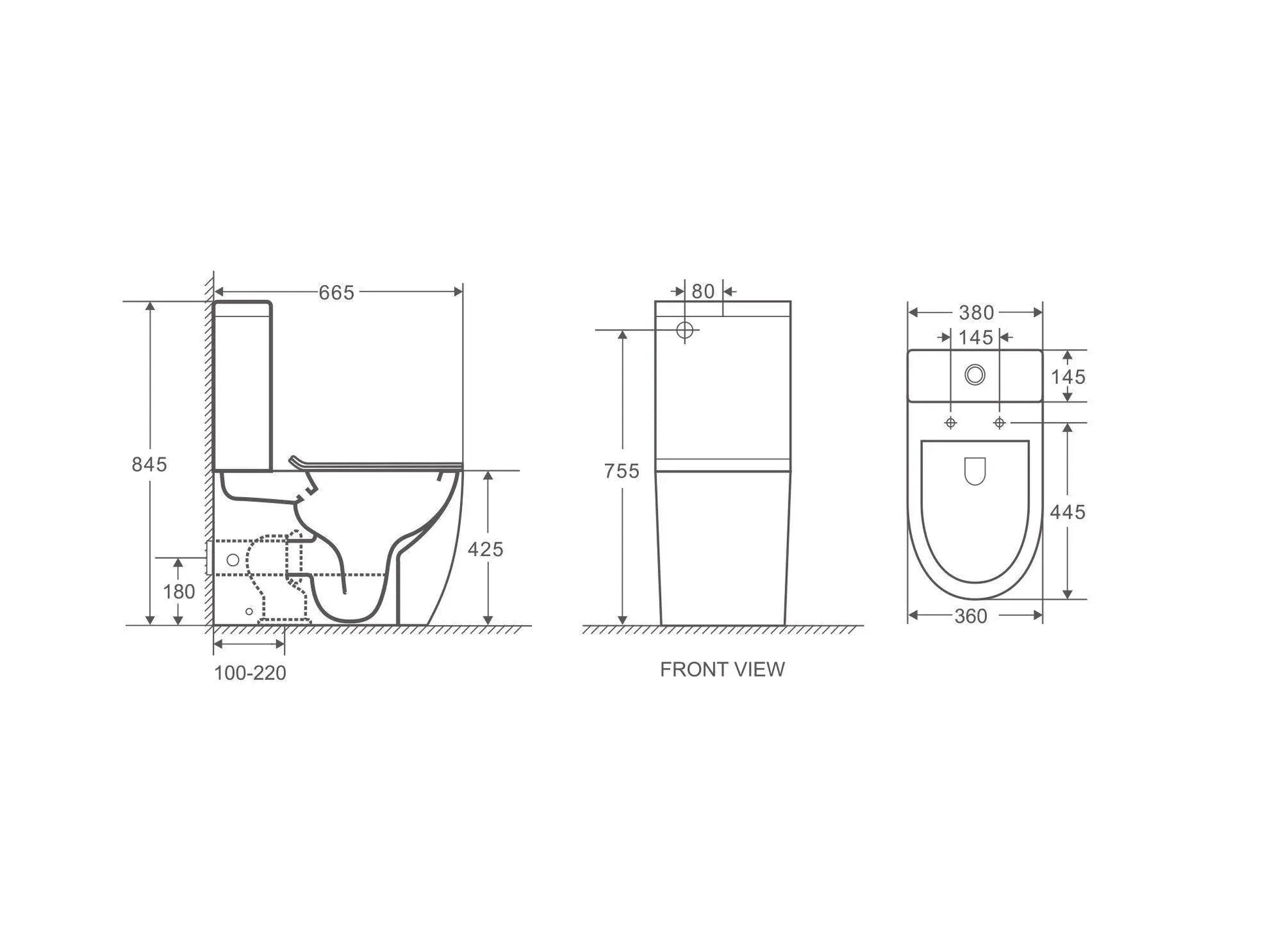 Norton Back-to-Wall Toilet Suite mercioaustralia