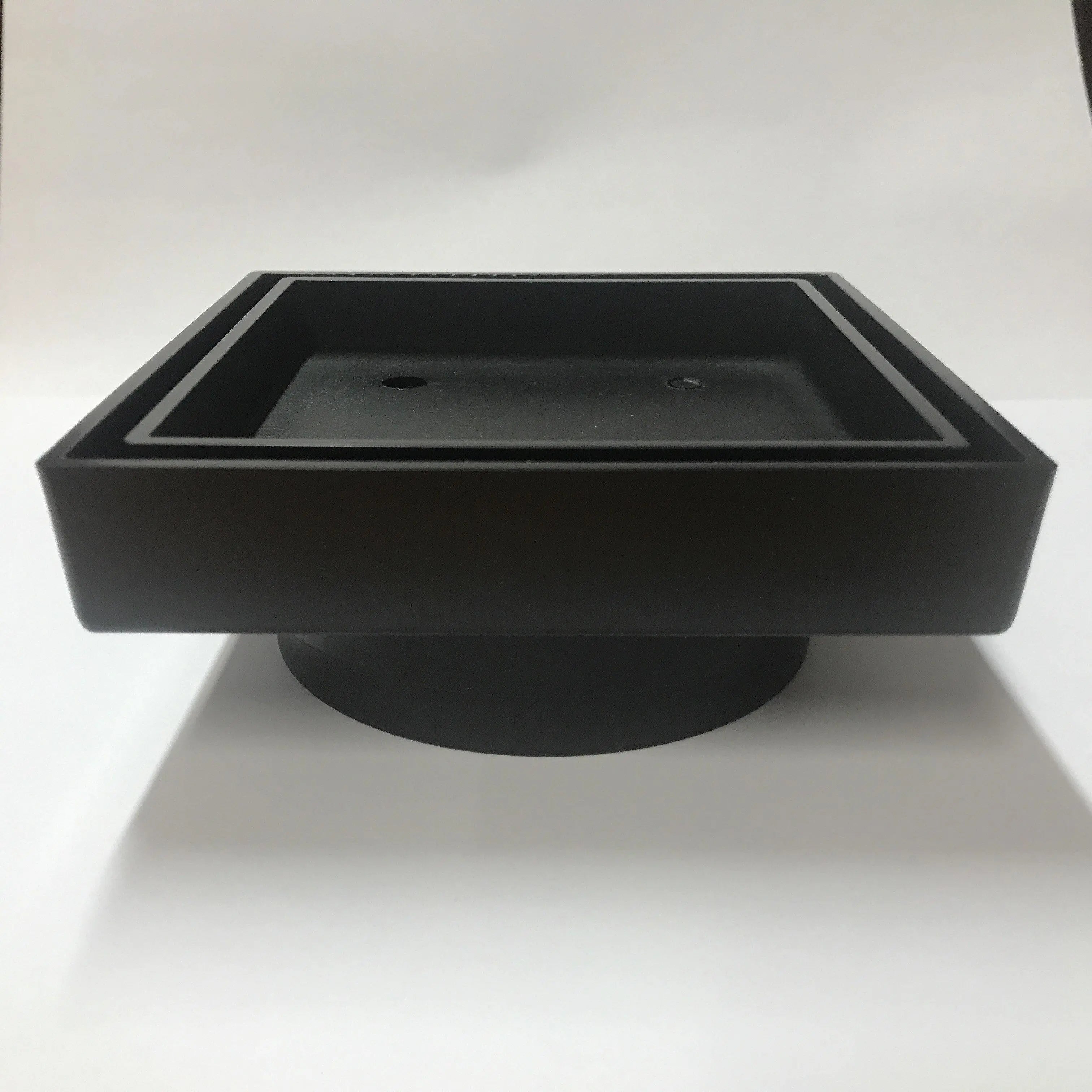 Matte Black Tile Insert Slim Smart Square Floor Waste Somer