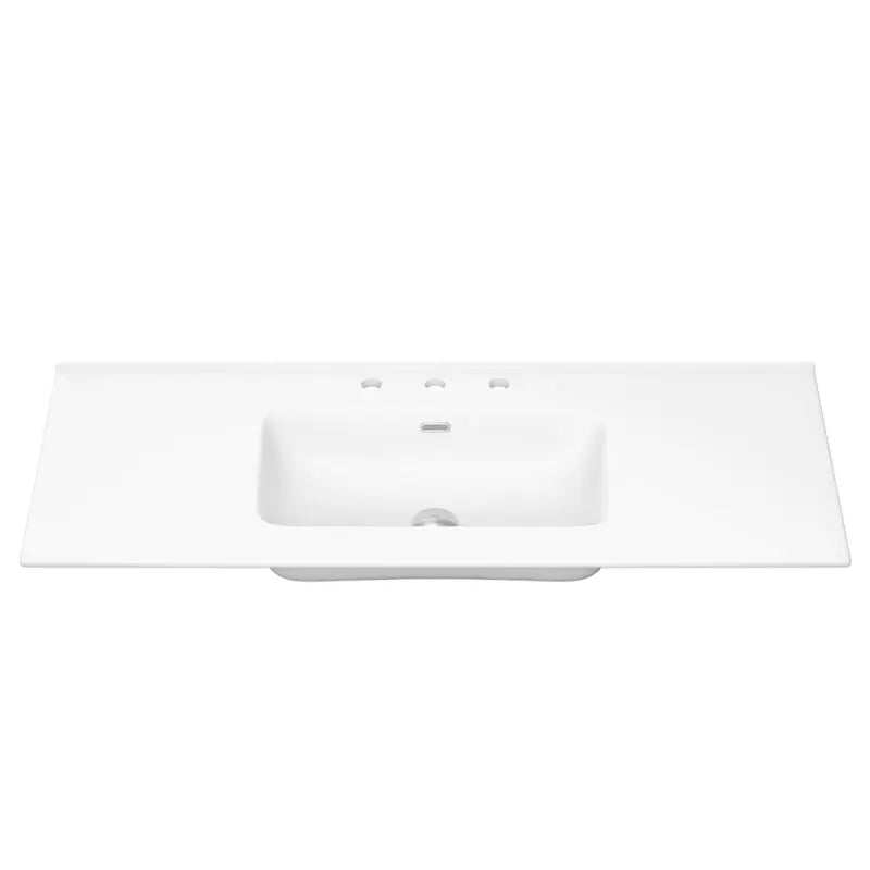 Joli Matte Full Depth Ceramic Basin Top 1200mm 3-Tap-Hole fienza