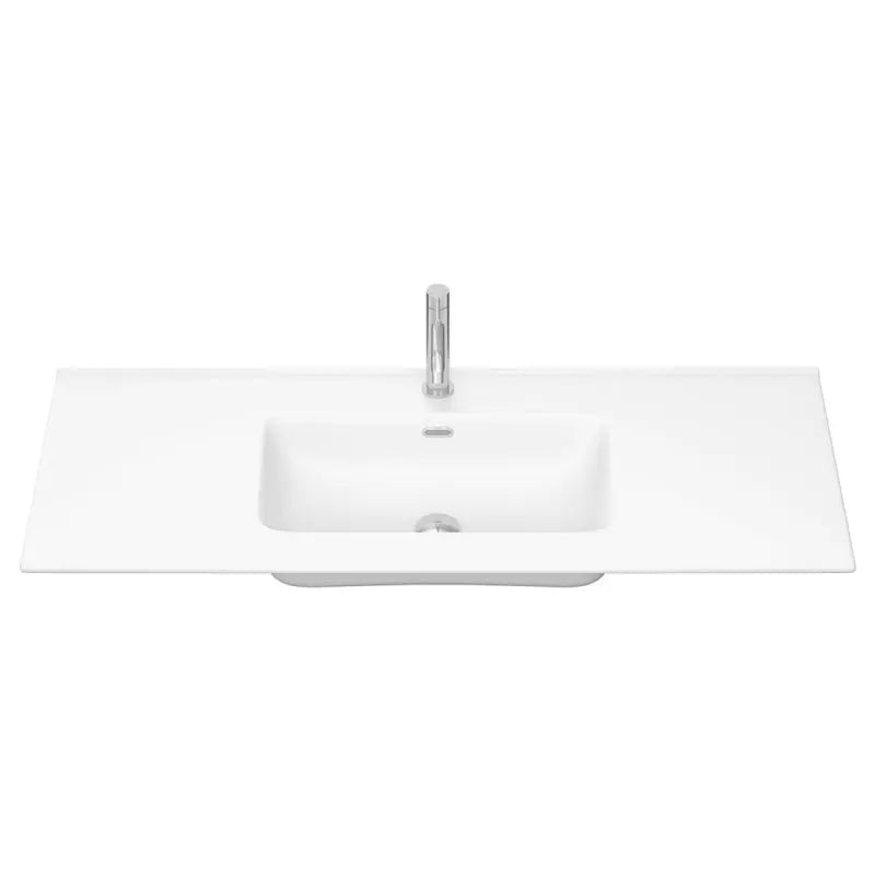Joli Matte Full Depth Ceramic Basin Top 1200mm 1-Tap-Hole fienza