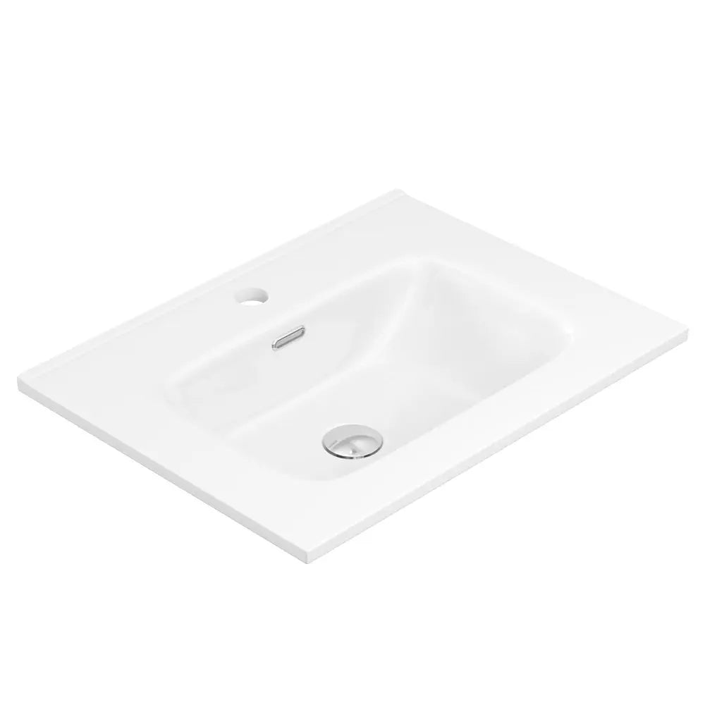 Joli Gloss Full Depth Ceramic Basin Top 600mm 1-Tap-Hole fienza