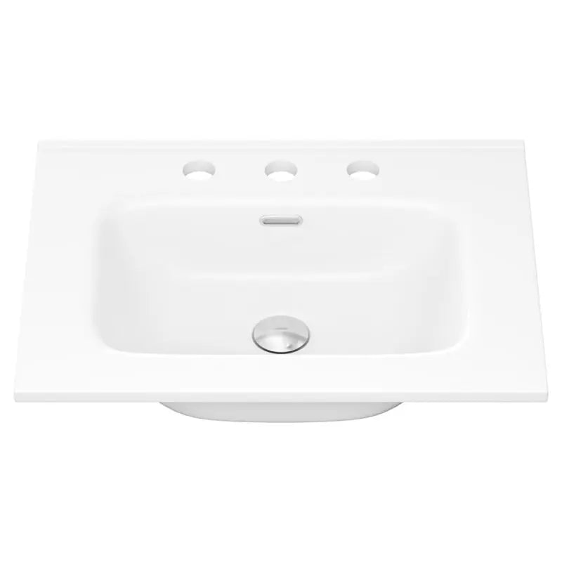 Joli Gloss Full Depth Ceramic Basin Top 600mm 3-Tap-Hole fienza