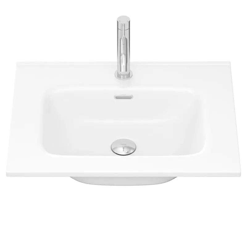 Joli Gloss Full Depth Ceramic Basin Top 600mm 1-Tap-Hole fienza