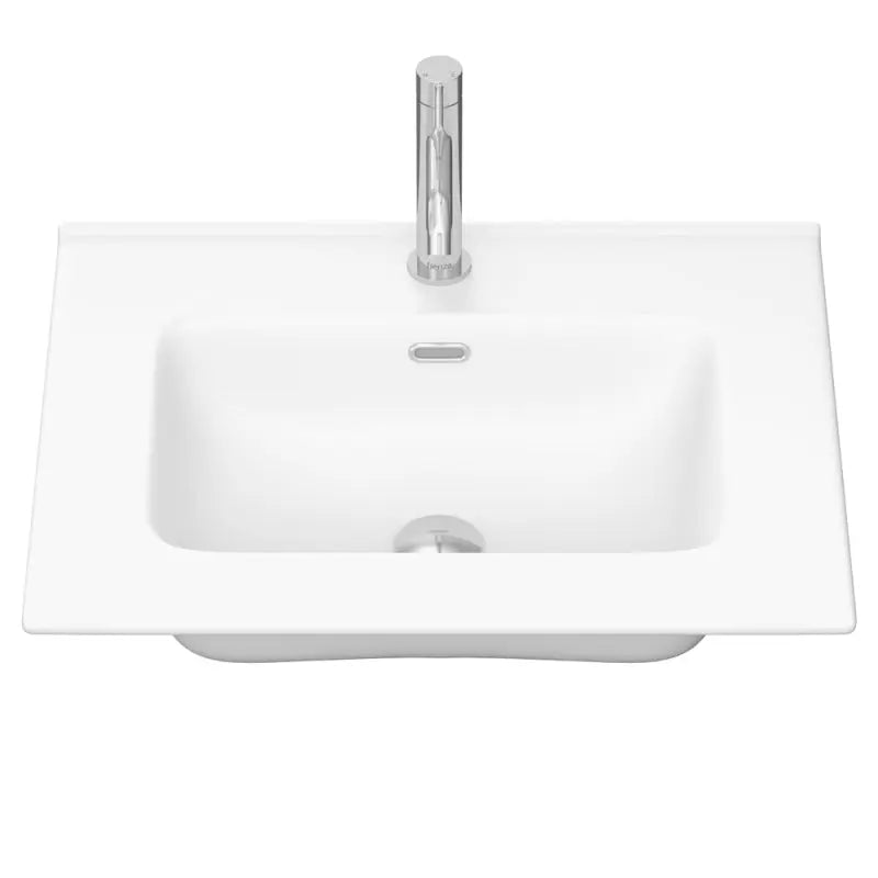 Joli Matte Full Depth Ceramic Basin Top 600mm 1-Tap-Hole fienza