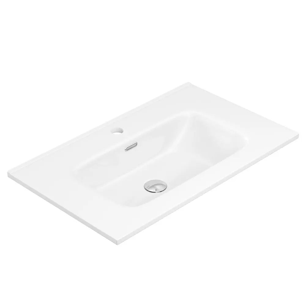 Joli Gloss Full Depth Ceramic Basin Top 750mm 1-Tap-Hole fienza