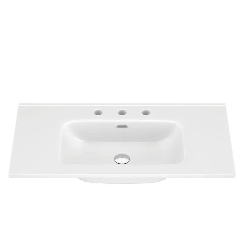 Joli Gloss Full Depth Ceramic Basin Top 900mm 3-Tap-Hole fienza