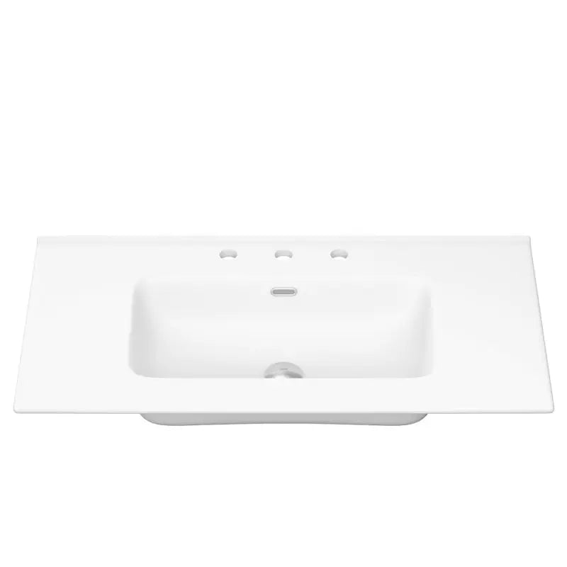 Joli Matte Full Depth Ceramic Basin Top 900mm 1-Tap-Hole fienza