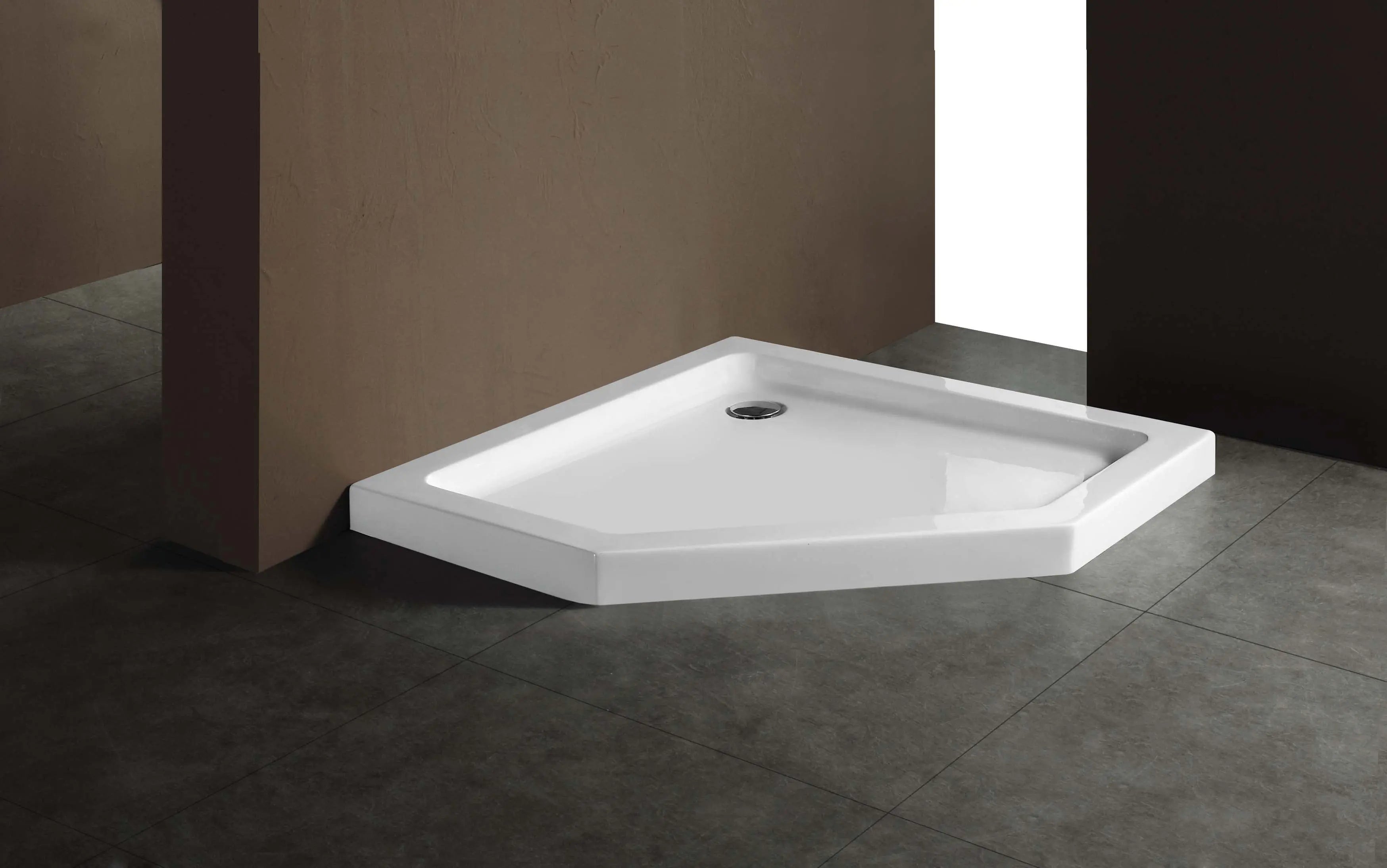 Piper Modern Mist Corner Shower Base | 900 x 900mm Bagno D'Oro